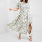 👗 50% RABATT! 🌸 Damen Boho-Blumenprint Maxikleid mit elastischer Taille – Leicht, luftig & perfekt für Sommer, Strand oder Urlaub – schmeichelhaft und bequem ☀️