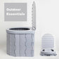 🚽 50% RABATT! ⏰ Tragbare Camping-Toilette für Outdoor & Auto – Klappbar & geruchsdicht – Perfekt für Wohnmobil, Stau oder Natur – leicht, stabil & einfach zu reinigen 🏕️🌿