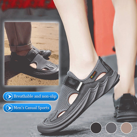 👞 50% RABATT! 🌞 Herren Sommer Casual Breathable Mesh Soft Sole Sandalen – Leicht, Rutschfest & Perfekt Für Strand, Freizeit & Alltag 🏖️