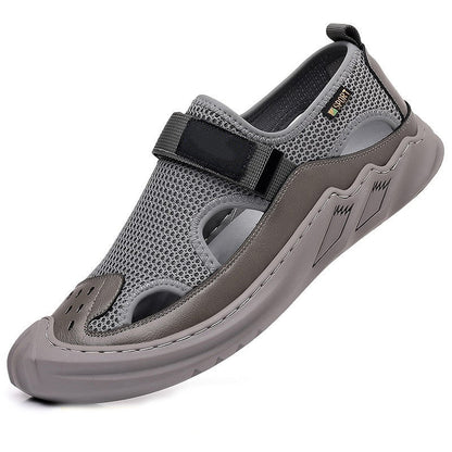 👞 50% RABATT! 🌞 Herren Sommer Casual Breathable Mesh Soft Sole Sandalen – Leicht, Rutschfest & Perfekt Für Strand, Freizeit & Alltag 🏖️