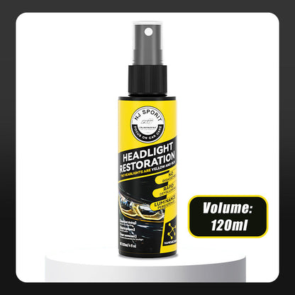 🔥 KAUFE 2, ERHALTE 1 GRATIS! 🚗 Autoscheinwerfer-Restaurationsspray – Entfernt Gelbstich, klärt & schützt – Ideal für dauerhaft klare Sicht bei Nacht 💡