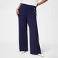 👖 60% RABATT! ✨ Damen-Plus-Size-Hochdehnbare Hochtaillen-Hosen mit Weitem Bein - Atmungsaktives Material mit Elastischem Bund für Täglichen Komfort 🌸✨