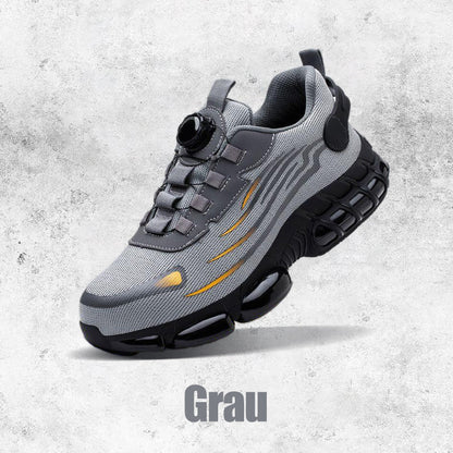 👞 2025 HEISSER VERKAUF 60% RABATT! ✨ Schlag- & Stichfeste Sicherheitsschuhe mit Drehknopf - Wasserdichtes Design mit Stoßdämpfender Sohle für Arbeit & Outdoor 🛡️🔧