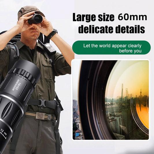 🔭 50% RABATT! 🌌 Profiqualität Tragbares Monokular-Teleskop – Hochauflösende Optik, Verstellbare Vergrößerung & Wasserdicht für Outdoor 🏕️