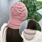 🧣 50% RABATT JETZT! ✨ Integrierte Winddichte Mützen-Schal-Kombination für Damen - Doppelseitig Tragbar mit Weichem Fleece für Optimalen Ohrenschutz im Winter ❄️🎨