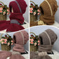🧣 50% RABATT JETZT! ✨ Integrierte Winddichte Mützen-Schal-Kombination für Damen - Doppelseitig Tragbar mit Weichem Fleece für Optimalen Ohrenschutz im Winter ❄️🎨