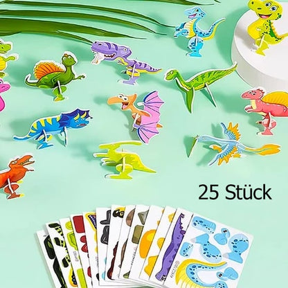 🧩 KAUFE 3, ERHALTE 4! ✨ 3D-Cartoon-Puzzle – 57 Teile mit Leuchtfarben, Fördert Kreativität & Räumliches Denken Bei Kindern Ab 4 Jahren 🎨