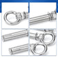 🔥 KAUFE 2, ERHALTE 1 GRATIS! 🔩 Ring-Dehnschraube aus 304 Edelstahl – Rostfrei, belastbar & vielseitig – Ideal für Montage, Bau & Heimwerkerprojekte 🛠️