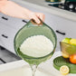 🍚 50% RABATT! 🥣 Mehrzweck-Reiswaschschüssel-Sieb mit Handgriff – Integriertes Sieb, Rutschfester Griff & Ideal Zum Waschen, Abtropfen & Servieren Von Reis & Gemüse 🥗
