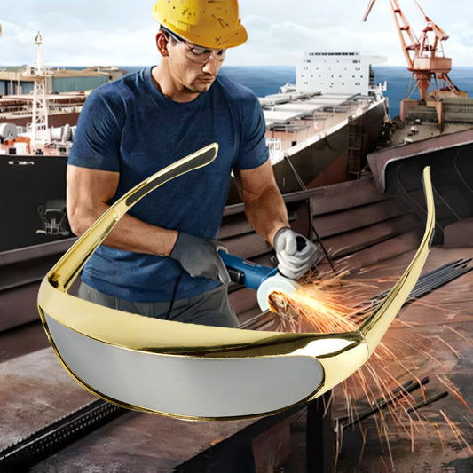 🕶️ 50% RABATT! ✨ Einteilige Spiegel-Schweißer-Schutzbrille – Autodunkelnd, UV-Schutz & perfekt für Schweißarbeiten, Schleifen oder Lichtbogen 🔥