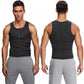 💪 KAUFE 2, ERHALTE 1 GRATIS! 🔥 Herren Shapewear Sauna Weste Taillenformer mit Doppelgurt – Neopren-Material, fördert die Wärmeproduktion beim Sport – perfekt für Bauch, Taille und Rücken – diskret unter Kleidung tragbar 💦🏋️‍♂️
