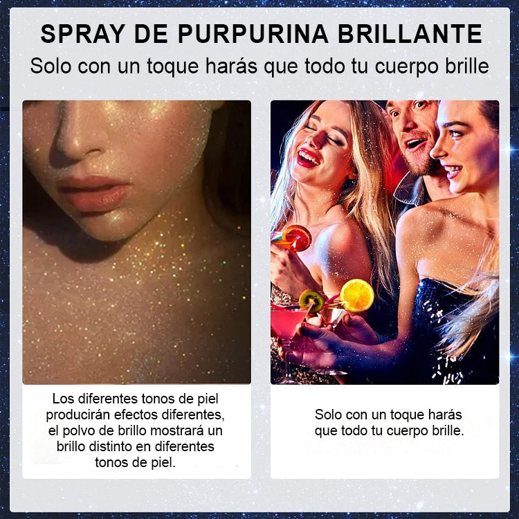 ⏳Begrenzte Zeit 50% Rabatt💥Wasserfestes Spray mit Glitter für Haare und Kleidung bei Bühnenpartys-3