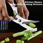 🔪 50% RABATT! ✂️ Hochleistungs-Edelstahlschere mit Knochenschnitt – Rostfrei, Ergonomischer Griff & Ideal Für Geflügel, Kräuter & Gemüse 🍗