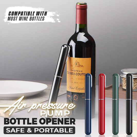 🍷 KAUFE 2, ERHALTE 1 GRATIS! ⚡ Flaschenöffner mit Druckluftpumpe – Öffnet SekundenSchnell, Elegantes Stift-Design & Inkl. Zapfhahn 🔧