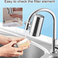 🚰50% RABATT! ✨ Installationsfreier Edelstahl-Wasserhahnfilter - 5-fach Filterung mit Universaladapter für Sauberes Trinkwasser 💧🏠
