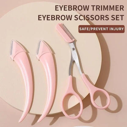 ✂️ KAUFE 1, ERHALTE 1 GRATIS! 💇‍♀️ Augenbrauenschere mit Kamm – Präziser Schnitt, kompakt & ideal für unterwegs – Perfektes Styling für gepflegte Augenbrauen ✨