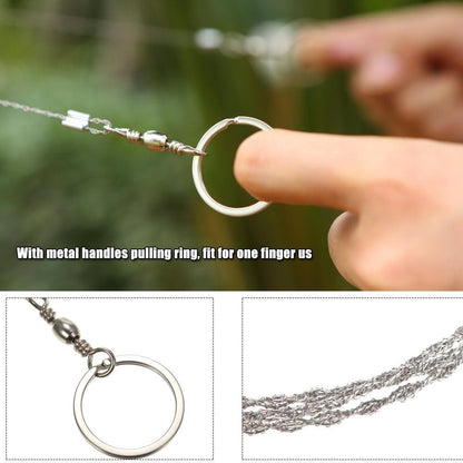 🪚 KAUFE 1, ERHALTE 1 GRATIS ! 🔥 Überlebensausrüstung Edelstahl-Drahtsäge – Leicht, Robust & Vielseitig für Outdoor ⚡