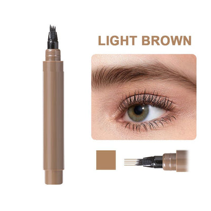 ✏️ KAUFE 1, ERHALTE 1 GRATIS! 🎉 4-in-1 Augenbrauenstift – Wasserdicht, Präzise & Natürlich Aussehend 💄📦