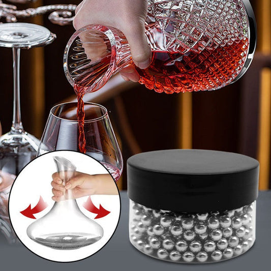 🍷 50% RABATT! 🔮 Wiederverwendbare Reinigungskugeln für Weinkaraffen – Entfernt Rückstände, Spülmaschinenfest & Ideal Für Eine Strahlend Saubere Karaffe 🧼