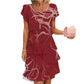 👗 60% RABATT! ✨ Damen Elegantes Modisches Kleid mit Volantsaum – Verspielter Saum, Schmeichelnde Passform & Vielseitig 💃