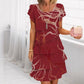 👗 60% RABATT! ✨ Damen Elegantes Modisches Kleid mit Volantsaum – Verspielter Saum, Schmeichelnde Passform & Vielseitig 💃