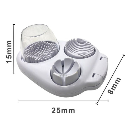🥚 50% RABATT! ⏳ Multifunktionaler 3-in-1-Eierschneider – Für Eier, Erdbeeren & weiche Lebensmittel – schnell & präzise 🍓