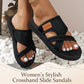 👡 50% RABATT! ✨ Stilvolle Slide-Sandalen mit Kreuzband – Leicht & bequem – Perfekt für Sommer, Alltag oder Strand – femininer Look mit hohem Komfort 🌸☀️