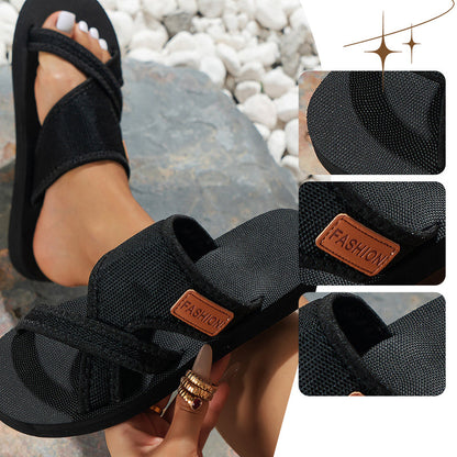 👡 50% RABATT! ✨ Stilvolle Slide-Sandalen mit Kreuzband für Damen – Leicht, bequem & perfekt für Sommer & Alltag – Ideal für Strand, Stadtbummel oder entspannte Tage zu Hause 🌸