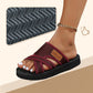 👡 50% RABATT! ✨ Stilvolle Slide-Sandalen mit Kreuzband – Leicht & bequem – Perfekt für Sommer, Alltag oder Strand – femininer Look mit hohem Komfort 🌸☀️