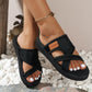 👡 50% RABATT! ✨ Stilvolle Slide-Sandalen mit Kreuzband – Leicht & bequem – Perfekt für Sommer, Alltag oder Strand – femininer Look mit hohem Komfort 🌸☀️