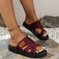 👡 50% RABATT! ✨ Stilvolle Slide-Sandalen mit Kreuzband – Leicht & bequem – Perfekt für Sommer, Alltag oder Strand – femininer Look mit hohem Komfort 🌸☀️