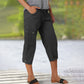 👖 50% RABATT! ⏰ Damen 7/8 Freizeithose – Unifarben, praktische Taschen & bequeme Passform – Perfekt für Alltag, Reisen oder entspannte Tage – stilvoll & vielseitig 🌸✨🌿