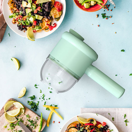 ⚡ 50% RABATT! 🥗 Elektrischer wiederaufladbarer Gemüsehacker & Hobel – Vielseitig, leistungsstark & einfach zu reinigen – Perfekt für schnelles Schneiden von Gemüse & Obst 🍴