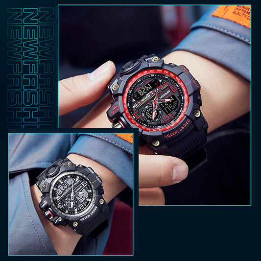 ⌚ 50% RABATT! 💦 Multifunktionale wasserdichte Herrenuhr – 50m wasserdicht, stoßfest & leuchtende Nachtsichtfunktion 🌃