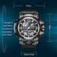 ⌚ 50% RABATT! 💦 100m Wasserdichte Multifunktionale Herrenuhr – Leuchtmasse, Stoppuhr & Ideal Für Tauchen & Outdoor-Abenteuer 🌊