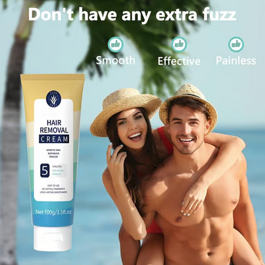 🧴 KAUFE 2, ERHALTE 1 GRATIS! 🌿 Schmerzfreie Haarentfernungscreme mit Aloe Vera – Für Samtweiche Haut in 8 Minuten & Sanft Zur Haut 💖