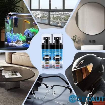 🚗 KÖP 2 FÅ 3! ✨ Kraftfull Oljefilmsborttagare för Glas - Eliminerar Omedelbart Fettrester och Förbättrar Siktet vid Nattkörning 🌙✨