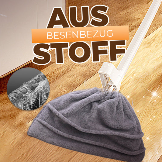🧹 50% RABATT! ♻️ Wiederverwendbarer Besenbezug aus Stoff – Nachhaltig & praktisch ✨