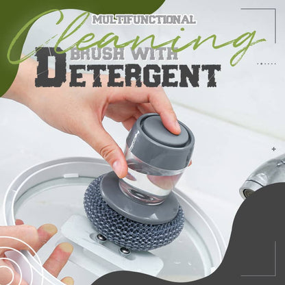 🧽 50% RABATT! 🍽️ Palm Bürste Abwaschbürste mit Integriertem Spülmittelspender – Praktisch, Ergonomisch & Ideal Für Effizientes Spülen In Der Küche 💧