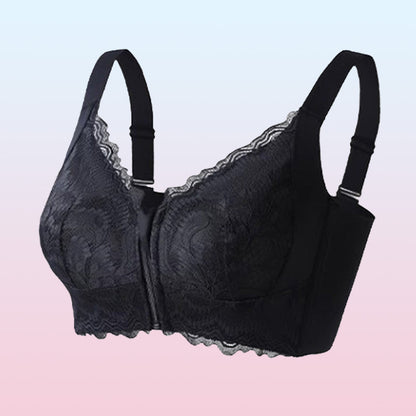 👙 50% RABATT! ✨ BH mit Spitzen-Design & Frontverschluss – Bequem, Elegant & Perfekt für Alltag und Entspannung 💎