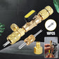 🔧 50% RABATT! ❄️ AC-Ventileinsatz-Ausbauwerkzeug – SAE 1/4" & 5/16", 10 Ersatzeinsätze, Massives Messing & Ideal Für Klimaanlagen-Reparaturen 🛠️