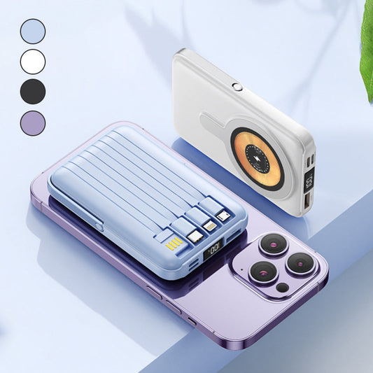 🔋 50% RABATT! ⚡ Magnetische Powerbank – 10000mAh, Schnelllade & kabellos ✨