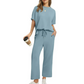 👚 60% RABATT! 👖 Lässiges Damen-Set Oberteil & Hose – Weicher Stoff, Bequemer Schnitt & Alltagstauglich ✨