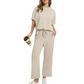 👚 60% RABATT! 👖 Lässiges Damen-Set Oberteil & Hose – Weicher Stoff, Bequemer Schnitt & Alltagstauglich ✨
