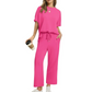 👚 60% RABATT! 👖 Lässiges Damen-Set Oberteil & Hose – Weicher Stoff, Bequemer Schnitt & Alltagstauglich ✨