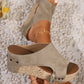 👡 60% RABATT! ✨ Keilsandaletten mit Nietenverzierung für Damen – Trendiges Design, Bequeme Passform & Perfekt Für Den Sommer ☀️