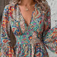 👗 50% RABATT! 🌸 Damen elegantes Kleid mit Paisley-Muster, V-Ausschnitt & ausgestellten Ärmeln – Fließend, verspielt & perfekt für Sommer, Urlaub oder besondere Anlässe ✨