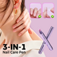 💅 KAUF 2 ERHALT 3! ✨ 3-IN-1 NAGELPFLEGESTIFT - Nagelhautpflege & Polieren, 2025 Upgraded Version, Tragbar für Unterwegs 🌟👀