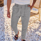 👖 50% RABATT! ✨ Herren lockere Freizeithose mit Kordelzug – Verstellbarer Bund & praktische Taschen – Lässiger Stil, perfekt für Alltag & Freizeit 🌿☀️