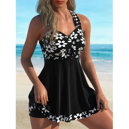 👙 50% RABATT! 🌺 Damen-Tankini-Badeanzüge mit Blumenmuster & Boyshorts – Schnelltrocknend & bequem – Modische Bedeckung – perfekt für Strand oder Pool 🏖️☀️